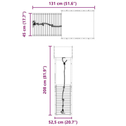 Spielturm Imprägniertes Kiefernholz