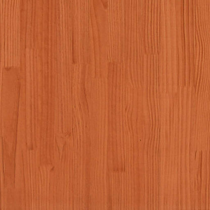 Kinderbett Wachsbraun 90x190 cm Massivholz Kiefer