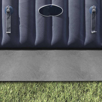 Bodenfolie für Pools Hellgrau 274 x 274 cm Polyester-Geotextil