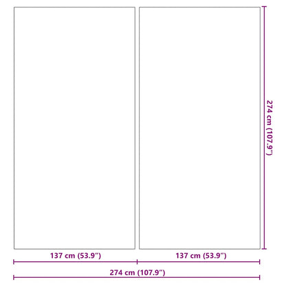 Bodenfolie für Pools Hellgrau 274 x 274 cm Polyester-Geotextil