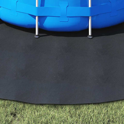 Bodenfolie für Pools Schwarz Ø 306 cm Polyester-Geotextil
