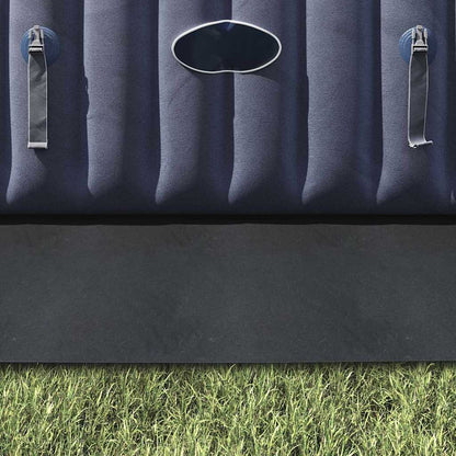 Bodenfolie für Pools Schwarz 300 x 220 cm Polyester-Geotextil